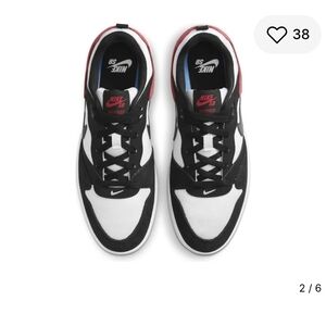 Men's Alleyoop SB 'White University Red